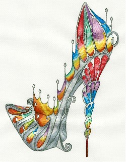 Stained Glass Slipper